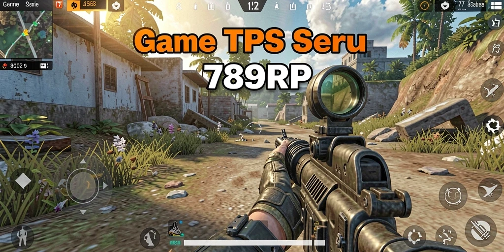 Gameplay intens dalam pertempuran TPS yang menarik.