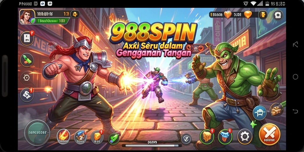Tampilan menarik dari gameplay seru 988SPIN yang penuh aksi.