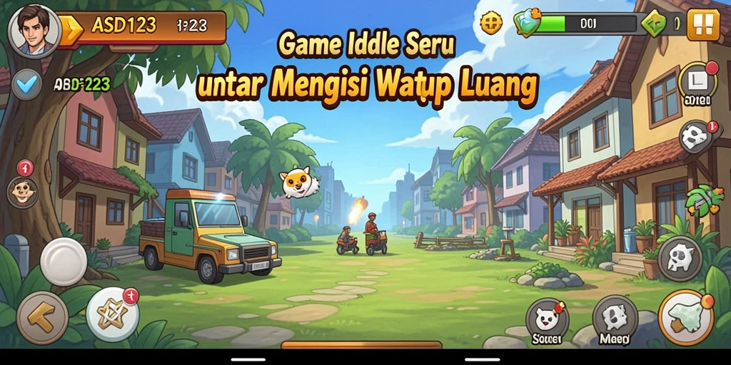 Screenshot gameplay ASD123 menunjukkan kemajuan yang mudah dan menyenangkan.