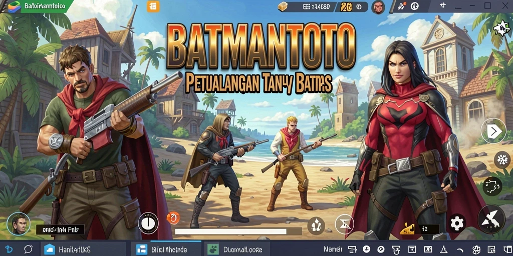 Tampilan gameplay BATMANTOTO dalam dunia terbuka yang menakjubkan.