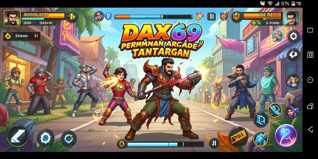 Tampilan gameplay DAX69 yang seru dan penuh aksi.
