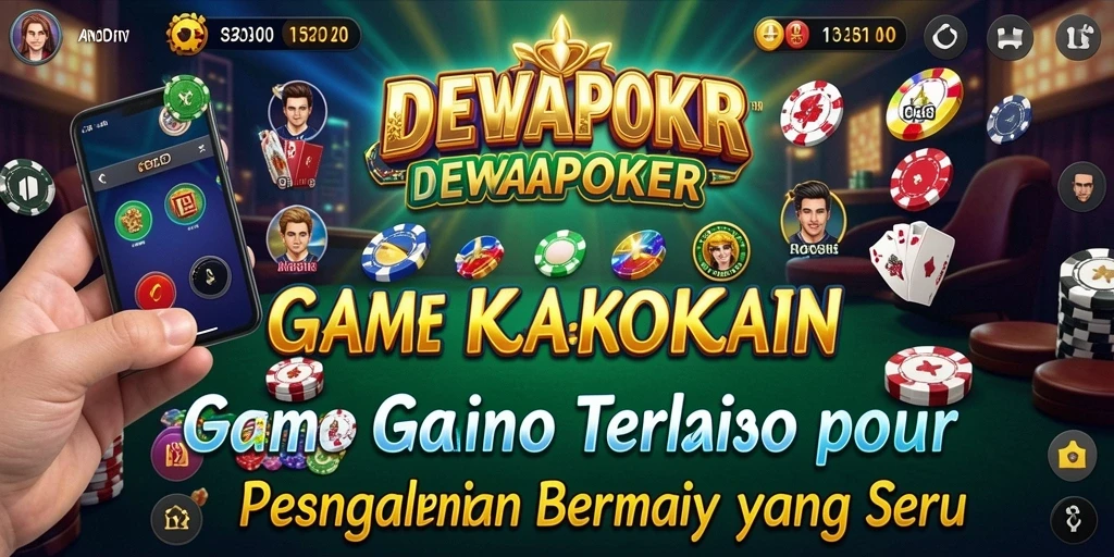 Tampilan gameplay seru dan menegangkan dalam DEWAPOKER.