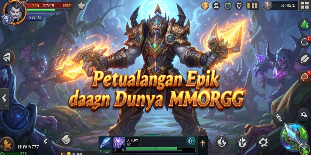 Tangkapan layar menampilkan pertarungan epik dalam permainan HIWIN777.