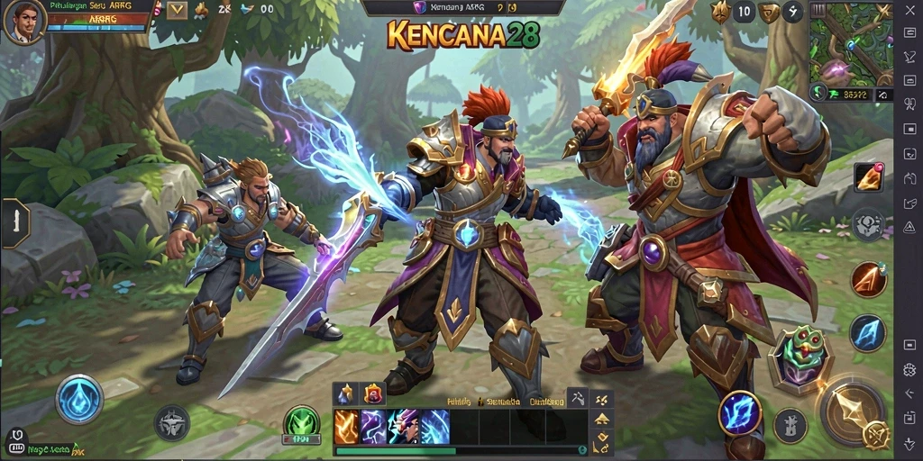 Gameplay seru KENCANA28 dengan pertempuran dinamis dan grafik menawan.