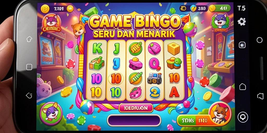 Tampilan menarik dari gameplay Bingo pada aplikasi T6.